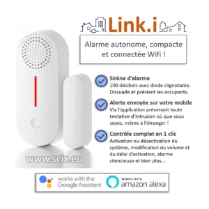 Linki : Alarme Wifi Compacte et Réactive avec Contrôle Mobile